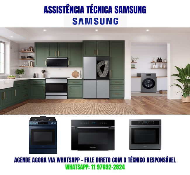 Assistência Técnica Eletrodomésticos Samsung